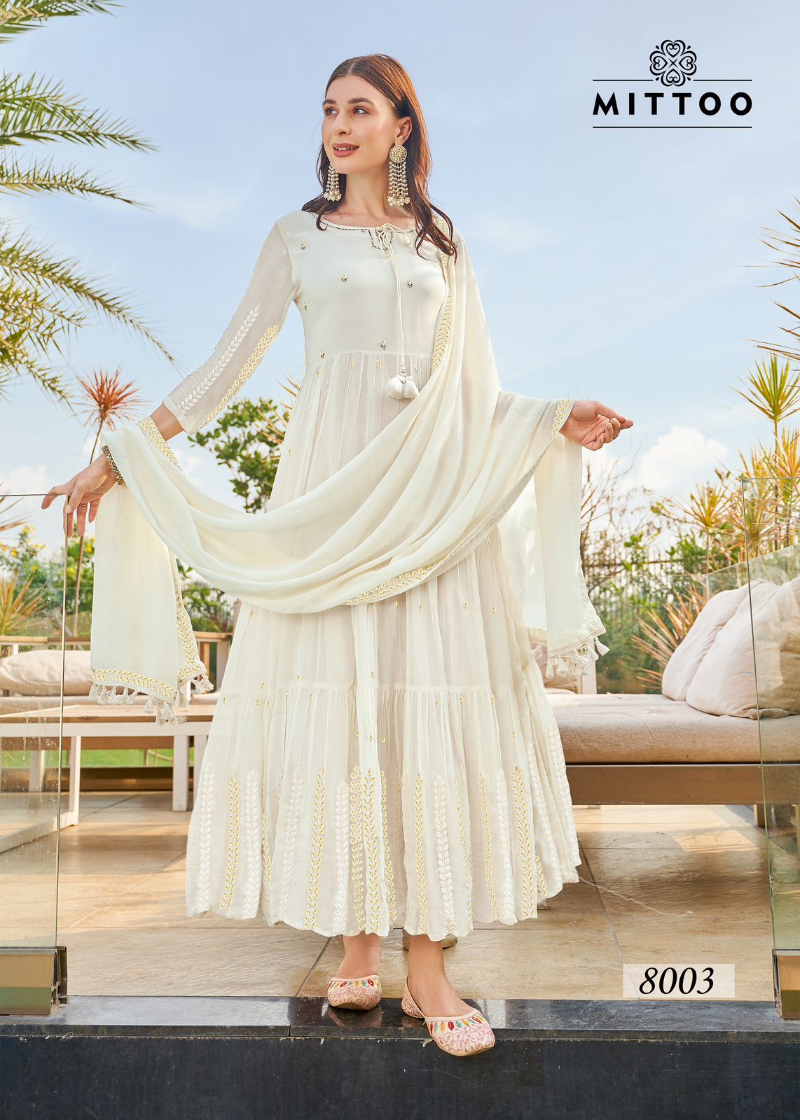 Kasturi By Mittoo Dupatta With Anarkali Kurtis Catalog